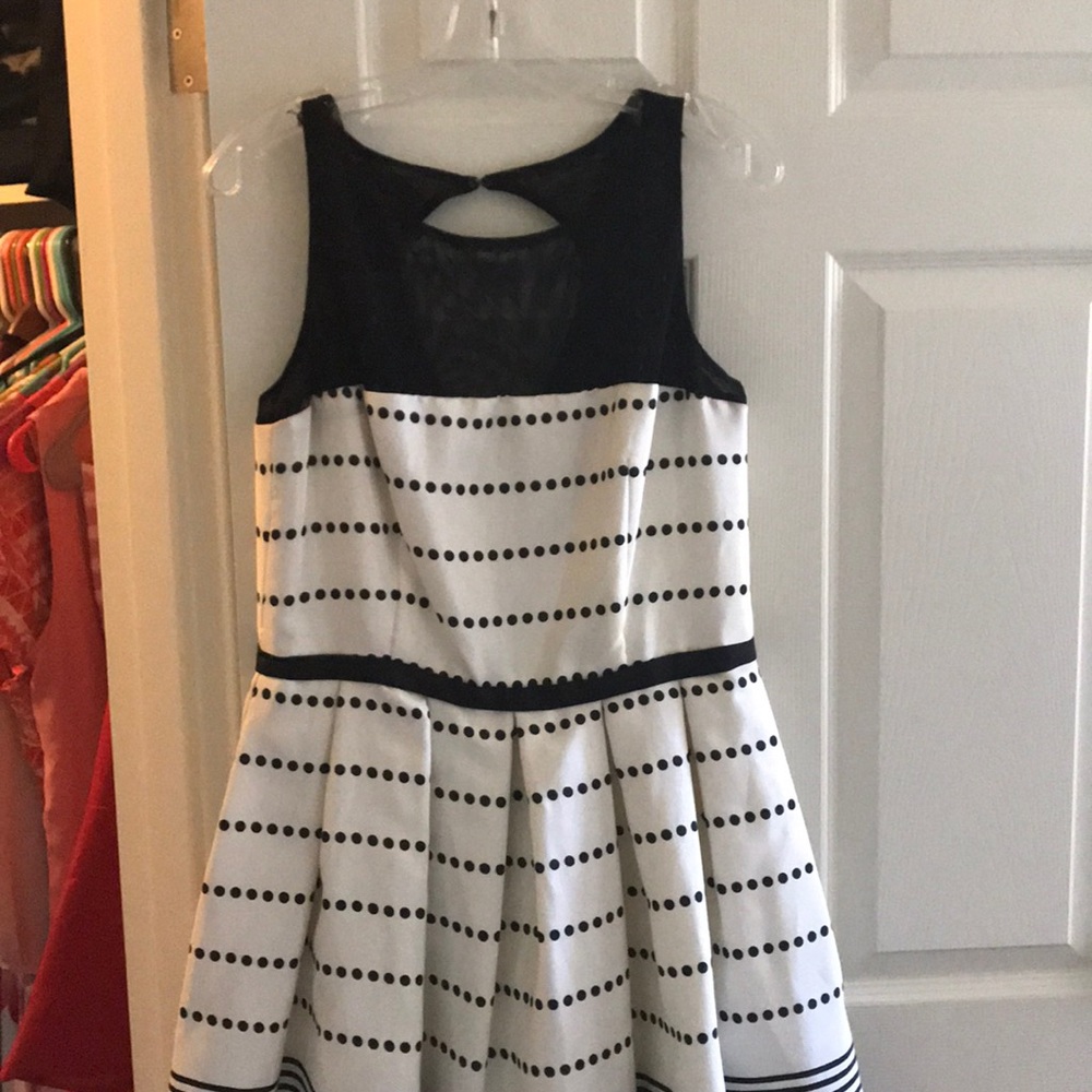 Black and White Party Dress